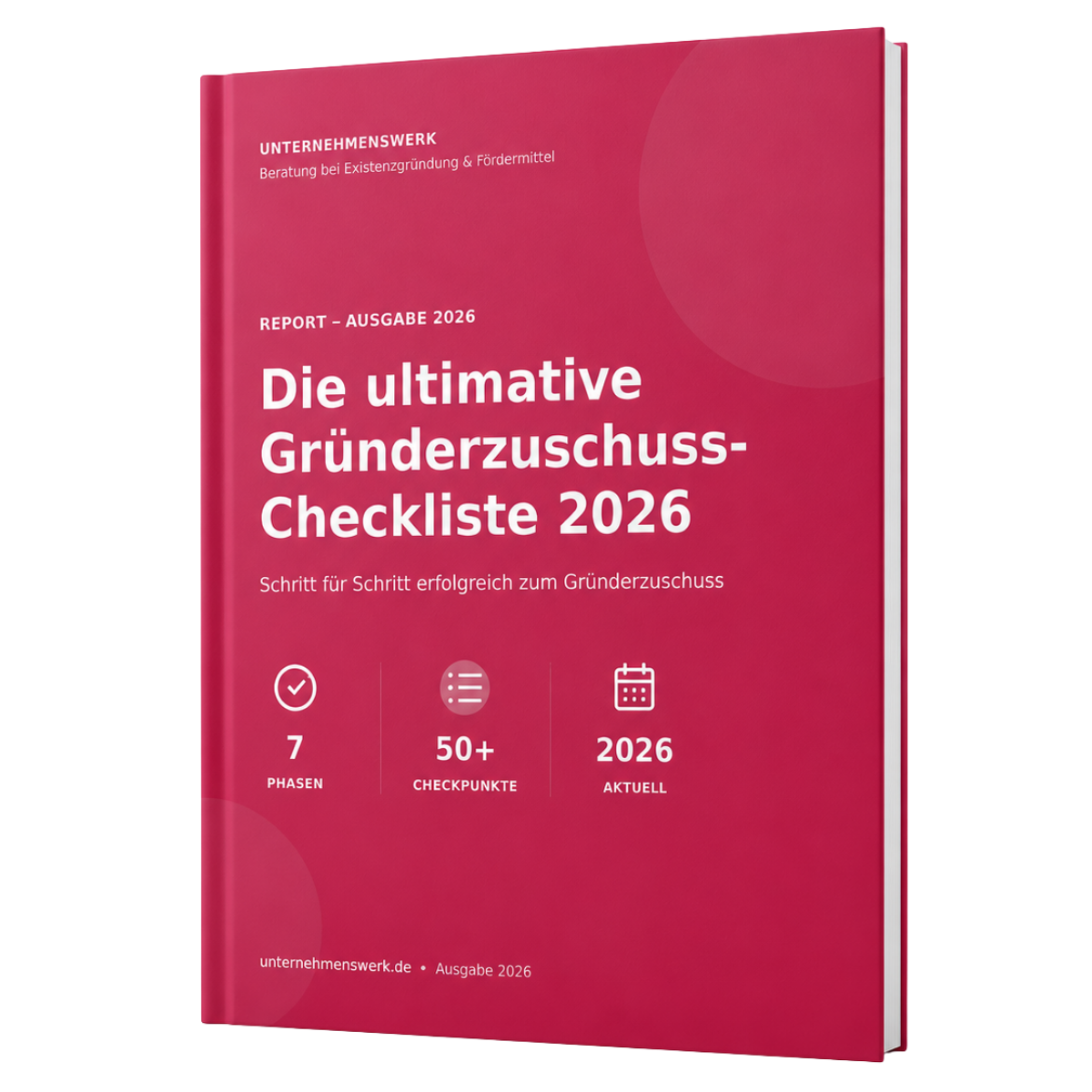 Titelseite der Gründerzuschuss-Checkliste 2026